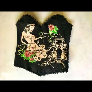 Black Corsets Size Xl